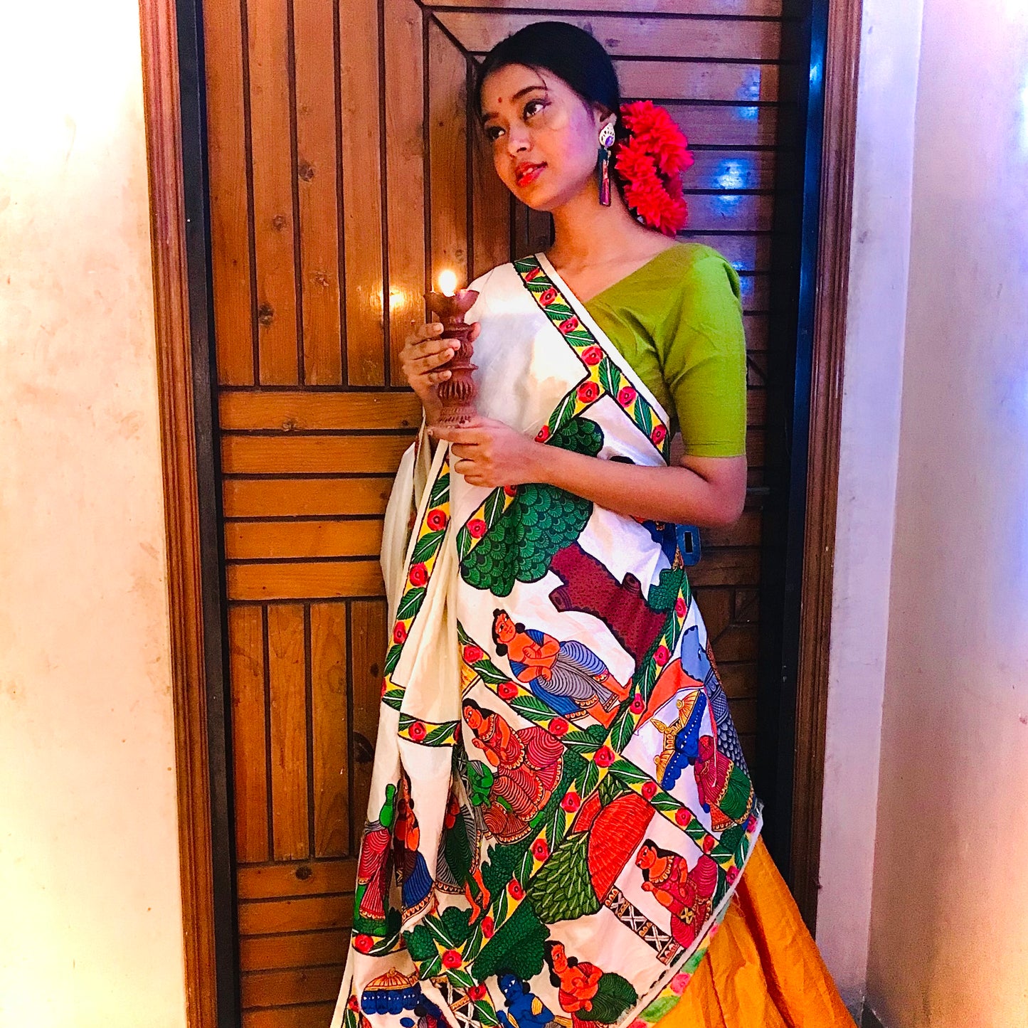 Manashamangal katha-Dupatta