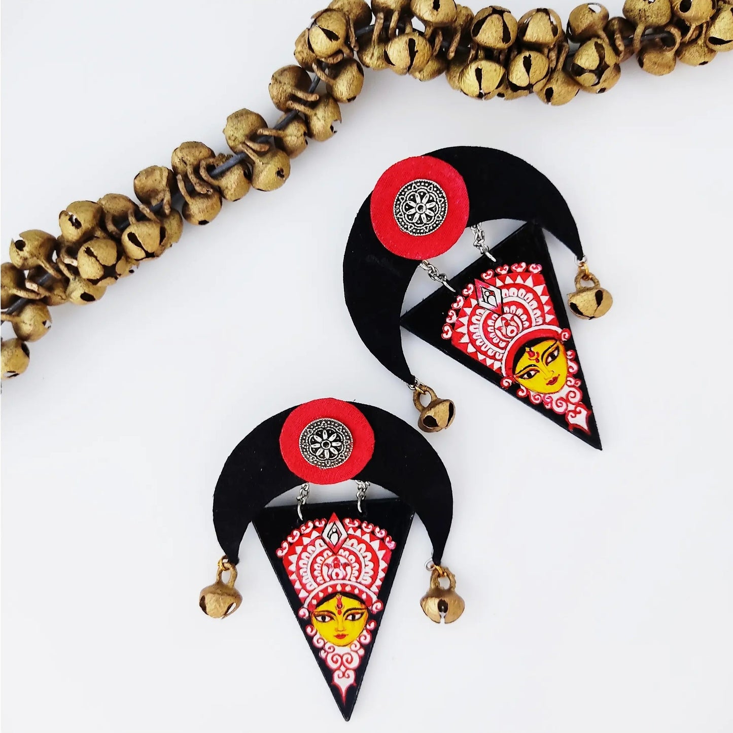 "Chittarupa" Hand-painted Earring