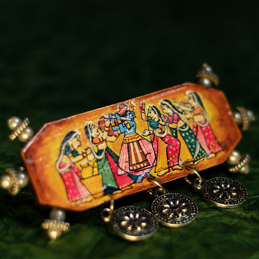 "Raas" Hand-painted Finger Ring